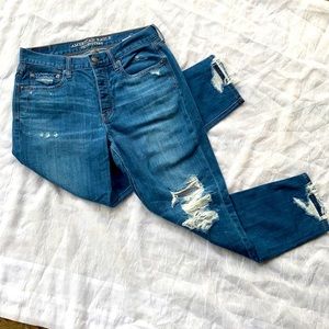 AE American Eagle Vintage Hi-Rise Jeans Sz 8 Reg